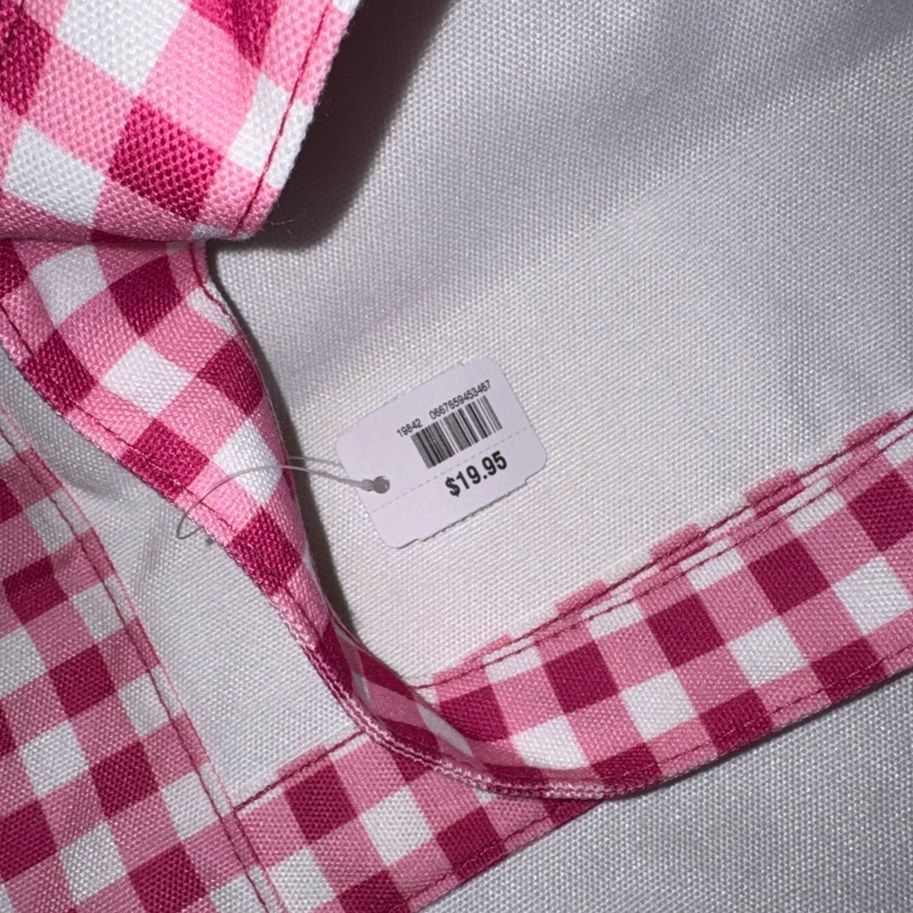 NEW Bath & Body Works Gingham Mini Tote - Picture 2 of 4